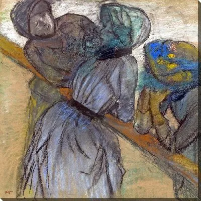 Картина Разговор на ипподроме