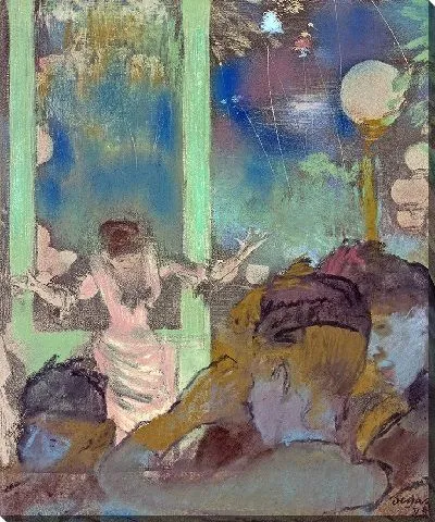 Картина Мадемуазель Бека в кафе «Амбассадоры».