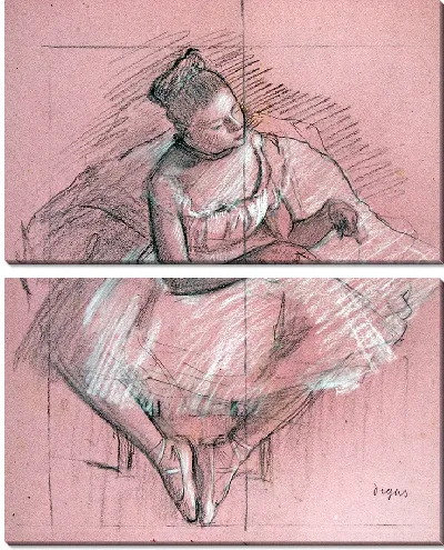 Картина Сидящая танцовщица