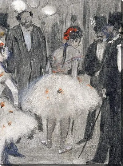 Картина Виржини восхищаются, пока на нее смотрит маркиз Кавальканти