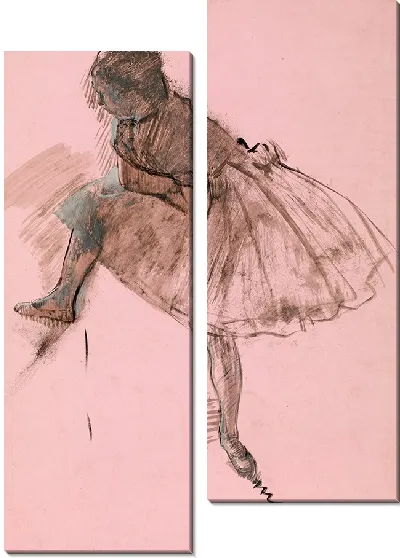 Картина Этюд артистки балета (лицевая сторона)