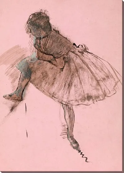 Картина Этюд артистки балета (лицевая сторона)