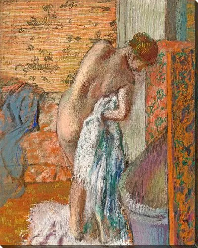 Картина После купания (Женщина вытирается)