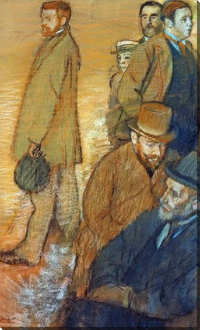 Картина Шесть друзей в Дьеппе