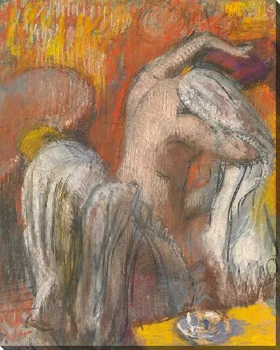 Картина Сидящая купальщица сушит шею