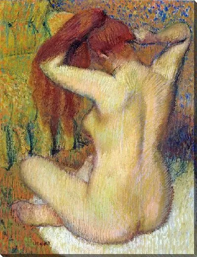 Картина Женщина расчесывает волосы №2