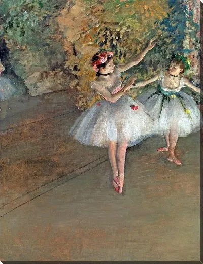 Картина Два танцора на сцене