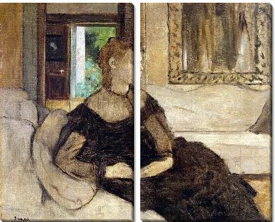 Картина Мадам Теодор Гобияр (Ив Моризо, 1838–1893)