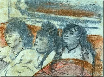 Картина Три женщины в борделе