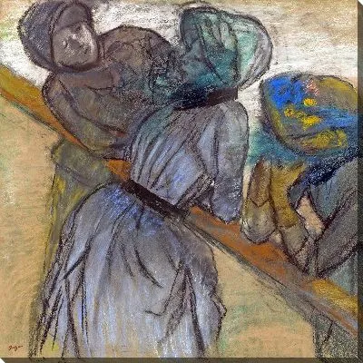 Картина Разговор на ипподроме