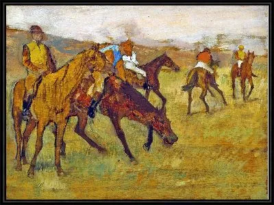 Картина Перед гонкой