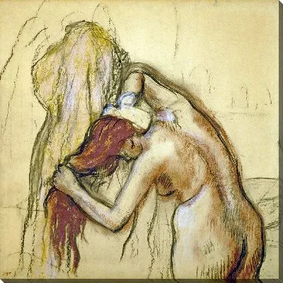 Картина Женщина сушится