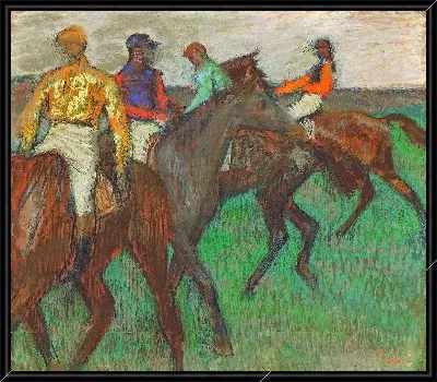 Картина Скаковые лошади