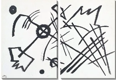 Картина Воспоминание о картине с белой каймой