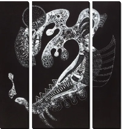 Картина Черное на белом