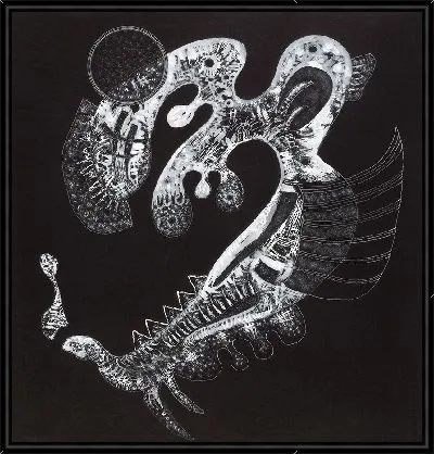 Картина Черное на белом