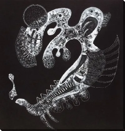 Картина Черное на белом