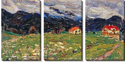 Картина Кохельзее недалеко от Мюнхена (озеро Кохель недалеко от Мюнхена)