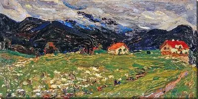 Картина Кохельзее недалеко от Мюнхена (озеро Кохель недалеко от Мюнхена)