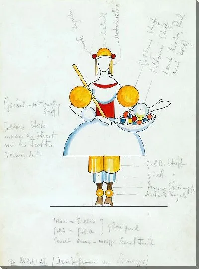 Картина Рисунок XII. Торговки Лиможа (Картина XII. Статуэтка Рыночной площади в Лиможе)