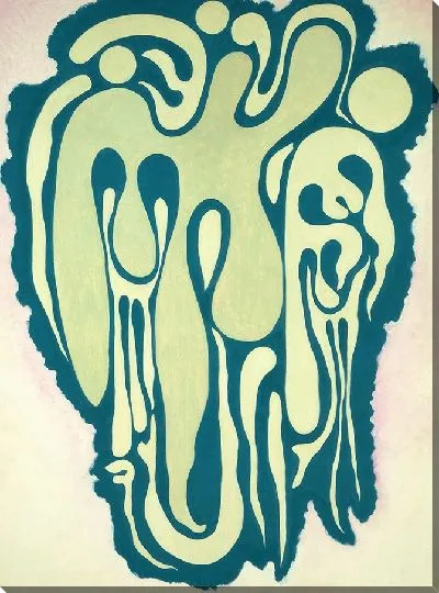 Картина Зеленая фигура