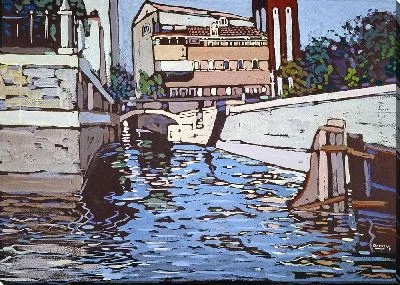 Картина Память Венеции (Канал)