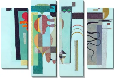 Картина Две зеленые точки