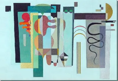 Картина Две зеленые точки