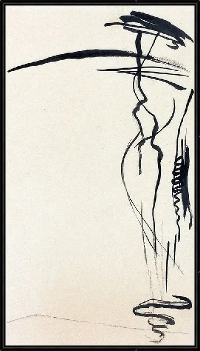 Картина Рисунок для импровизации 34 (Ориент I)