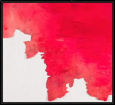 Желтый квадрат красного фона