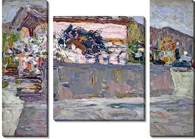 Картина Весна в окрестностях Аугсбурга