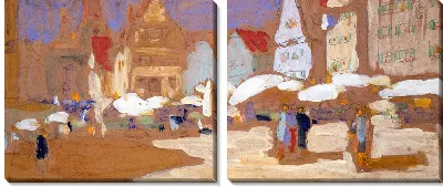 Картина Рыночная площадь