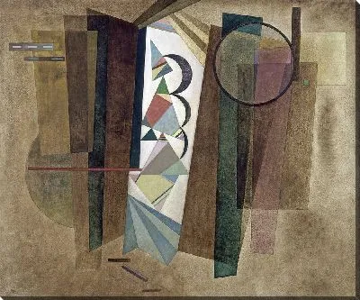 Картина Развитие в коричневом цвете