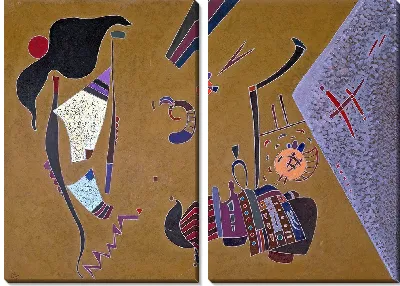 Картина Маленький красный круг