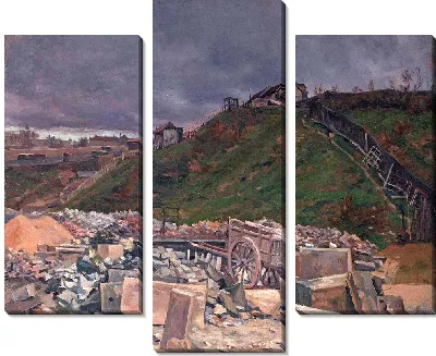 Картина Пейзаж на Монмартре (1889)