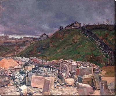 Картина Пейзаж на Монмартре (1889)