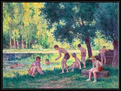 Картина Купание в ожидании (1908)