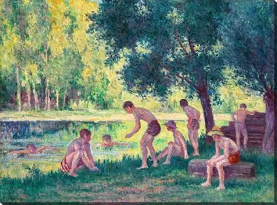 Картина Купание в ожидании (1908)