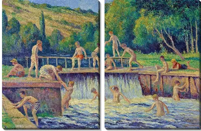Картина Купание в Бесси-сюр-Кюр (около 1908 г.)