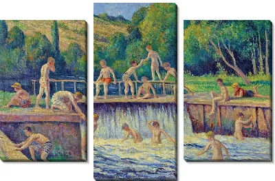 Картина Купание в Бесси-сюр-Кюр (около 1908 г.)