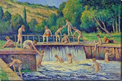 Картина Купание в Бесси-сюр-Кюр (около 1908 г.)