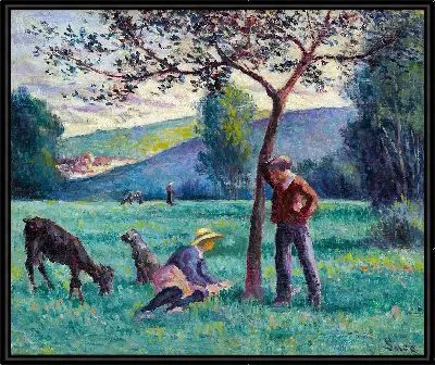 Бесси-кюр-Кюр, пейзаж с яблоней