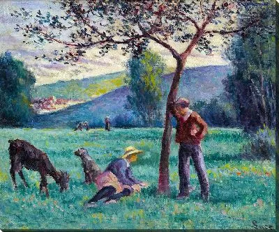 Бесси-кюр-Кюр, пейзаж с яблоней