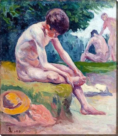 Юные купальщики (около 1927 г.)