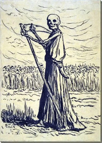 Картина Смерть как Жнец (конец 19 – начало 20 века)