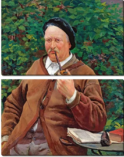 Картина Отец художник (около 1881 г.)