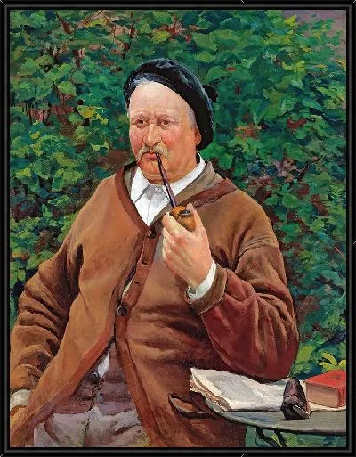 Картина Отец художник (около 1881 г.)
