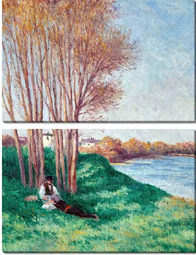 Картина Отдых на берегу Луары в Сен-Э (ок. 1910-12)