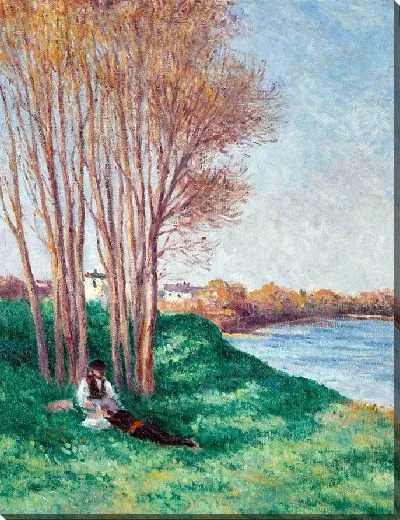 Картина Отдых на берегу Луары в Сен-Э (ок. 1910-12)