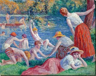 Картина Купание в ожидании (1909)